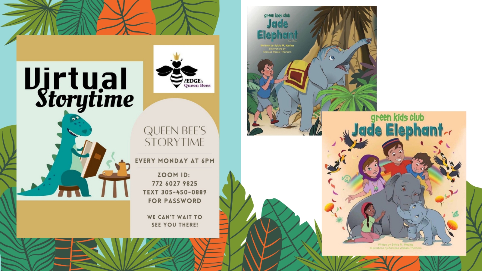 Special guest & author, Sylvia Medina will read her book! @ Virtual Storytime